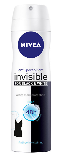 Nivea Antiperspirant ve spreji Invisible For Black & White Pure 150 ml