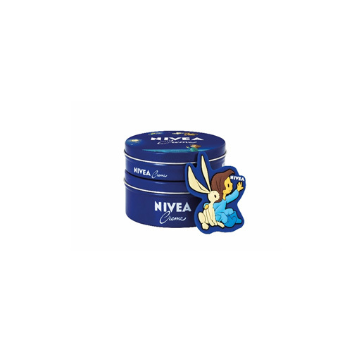 Nivea Balíček Intenzivního krému (Creme) - Pohádková limitovaná edice 250 ml + 150 ml + pohádková magnetka dívka + králík