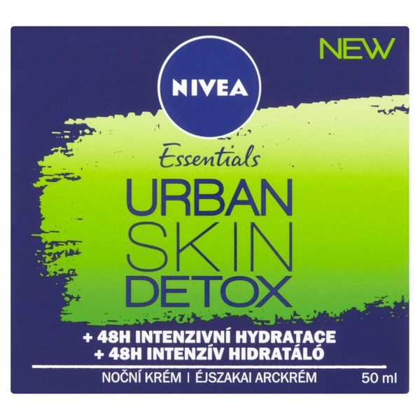 Nivea Detoxikační noční krém Urban Skin Detox Essentials (Night Cream) 50 ml