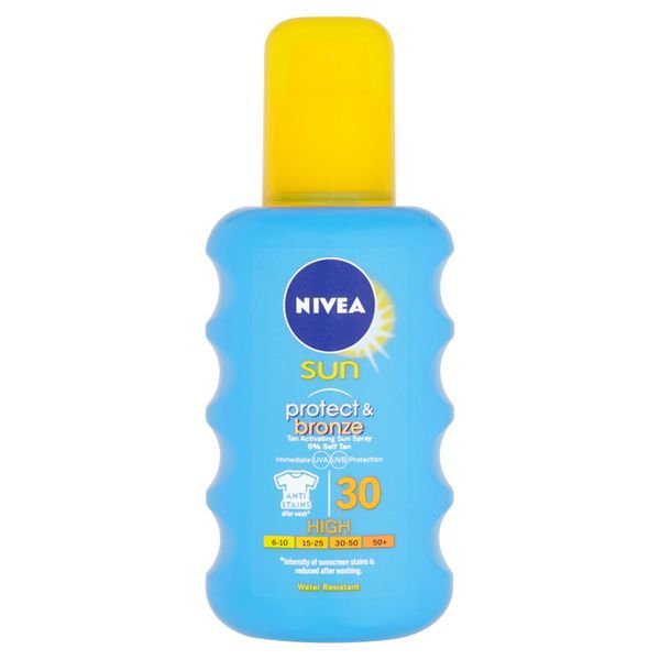 Nivea Intenzivní sprej na opalování SPF 30 Sun (Protect & Bronze Sun Spray) 200 ml