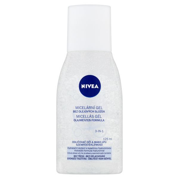 Nivea Micelární gel s kyselinou hyaluronovou (Eye Make-Up Remover) 125 ml