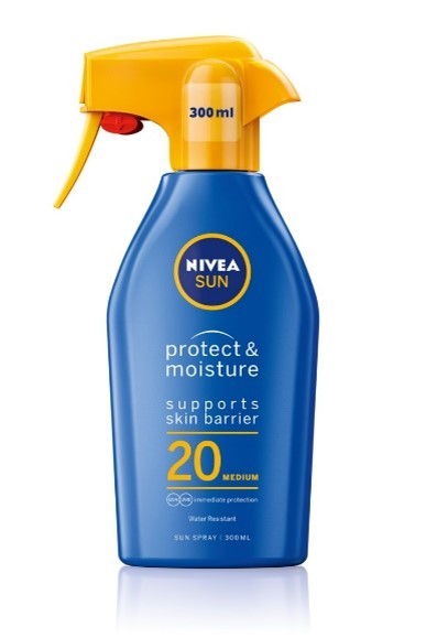 Nivea Hydratační sprej na opalování SPF20 (Sun Spray) 300 ml