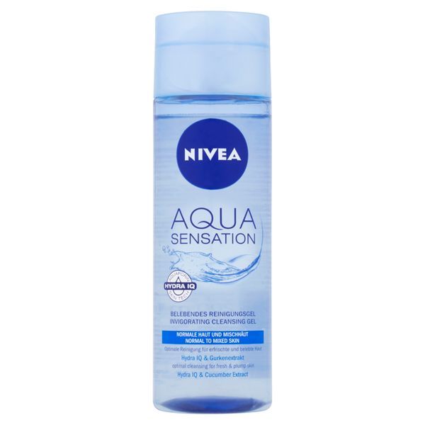 Nivea Osvěžující čisticí pleťový gel Aqua Sensation (Invigorating Cleansing Gel) 200 ml