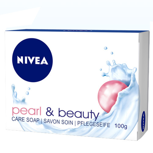Nivea Pečující tuhé mýdlo Pearl & Beauty (Care Soap) 100 ml