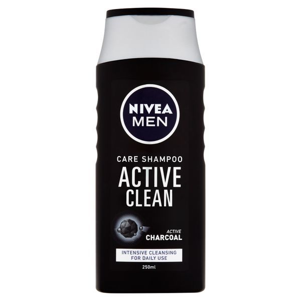 Nivea Šampon s aktivním uhlím pro muže Active Clean 250 ml