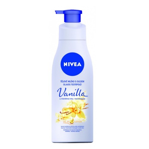 Nivea Tělové mléko s olejem Vanilka a mandlový olej (Oil In Lotion Vanilla & Almond Oil) 200 ml