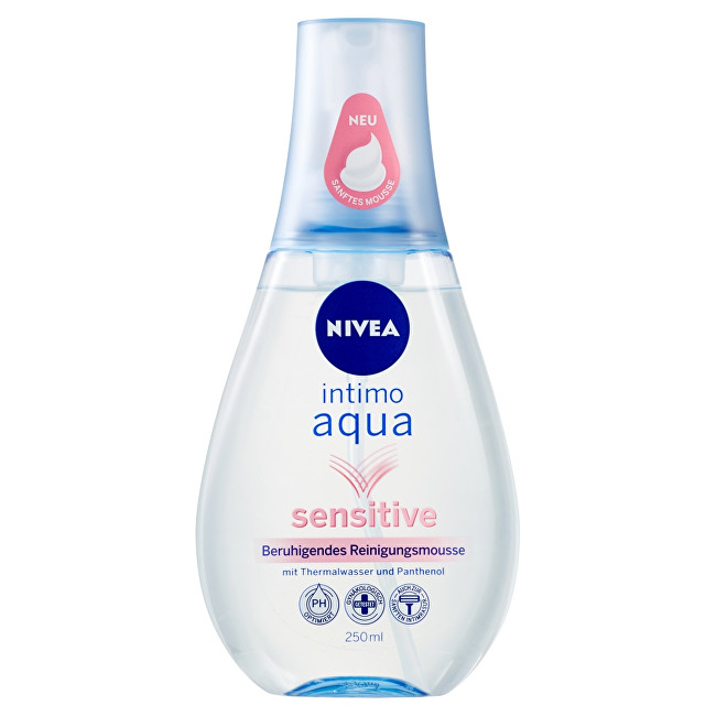 Nivea Zklidňující pěna pro intimní hygienu Intimo Aqua Sensitive 250 ml