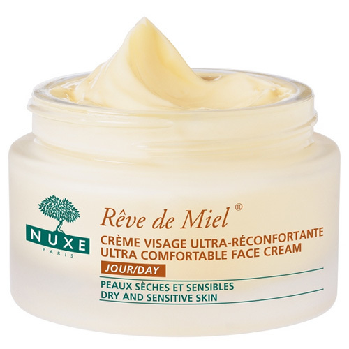 Nuxe Zklidňující denní krém pro suchou a citlivou pleť (Reve de Miel Ultra Comfortable Face Cream) 50 ml