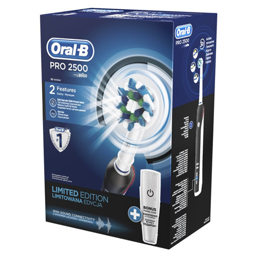 Oral B Elektrický zubní kartáček Pro 2500 Cross Action + Cestovní pouzdro