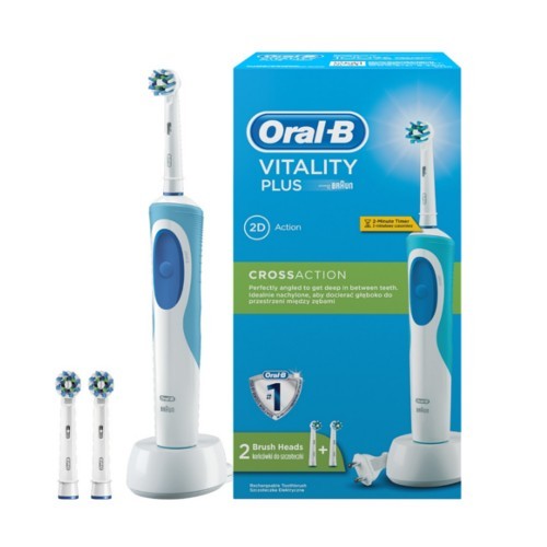 Oral B Elektrický zubní kartáček Vitality Cross Action + 2 hlavice (Cross Action)