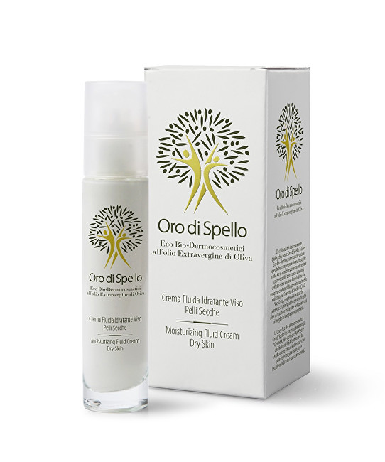 Oro di Spello Hydratační krém z extra panenského olivového oleje pro velmi suchou a dehydratovanou pleť (Moisturizing Fluid Cream Dry Skin) 50 ml
