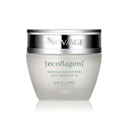 Oriflame Denní vyhlazující krém proti vráskám NovAge Ecollagen SPF 15 (Wrinkle Smoothing Day Cream SPF 15) 50 ml