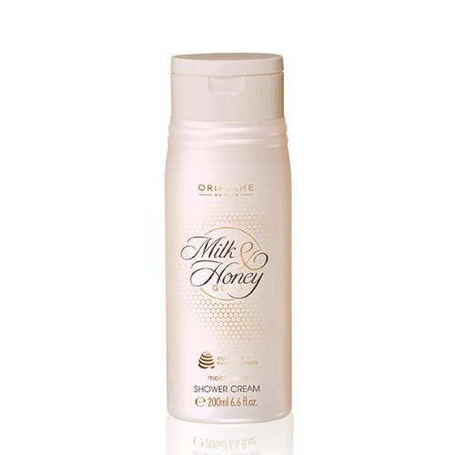 Oriflame Zvláčňující krémový sprchový gel Milk &amp; Honey Gold (Shower Cream) 200 ml