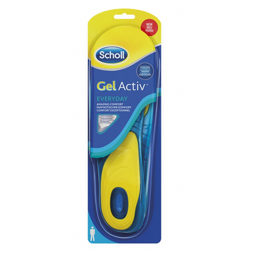 Scholl Gel Active Gelové vložky do bot Everyday pánské 1 pár