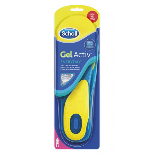 Scholl Gel Active Gelové vložky do bot Everyday dámské 1 pár