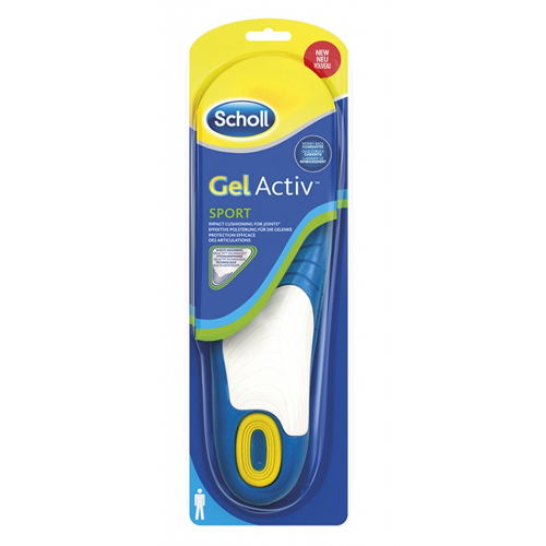 Scholl Gel Active Gelové vložky do bot Sport pánské 1 pár