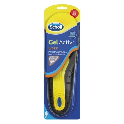 Scholl Gel Active Gelové vložky do bot Work pánské 1 pár