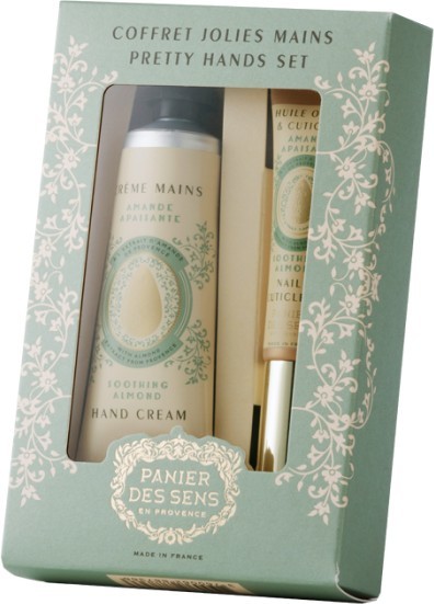Panier des Sens krém na ruce 30 ml + olej na nehty a nehtovou kůžičku 7,5 ml dárková sada