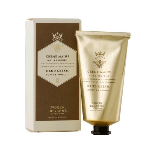 Panier des Sens Hustý a výživný krém na ruce s propolisovým extraktem (Hand Cream Honey & Propolis) 75 ml