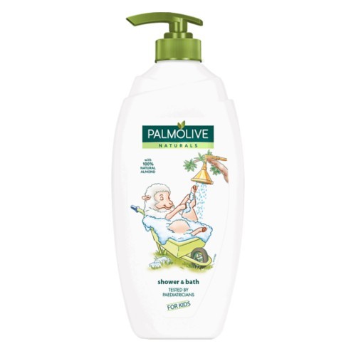 Palmolive Mandlový sprchový gel pro děti s pumpičkou Naturals (Shower & Bath For Kids) 750 ml