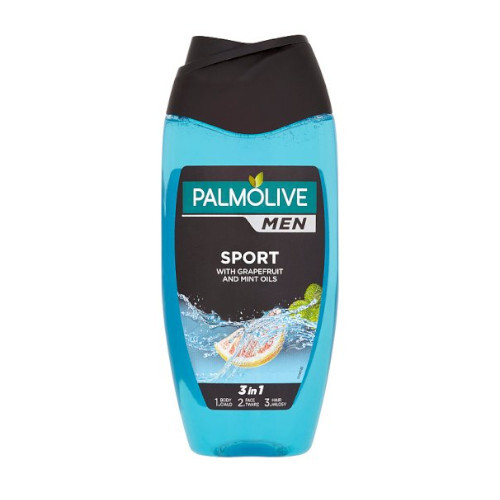 Palmolive Revitalizující sprchový gel 3v1 s grapefruitem a mátou For Men (Sport 3 In 1 Body &amp; Hair Shower Shampoo) 250 ml