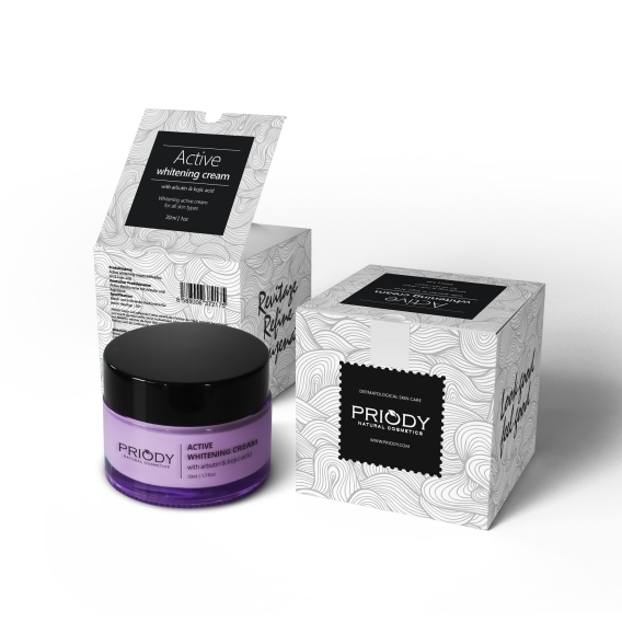 Priody Aktivní bělicí krém s Arbutinem a Kojic kyselinou (Active Whitening Cream) 50 ml