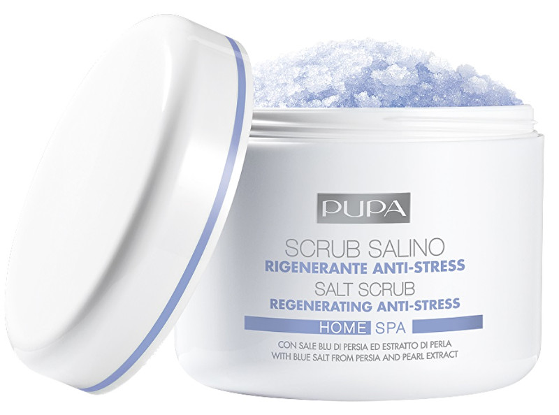 Pupa Relaxační, regenerační peeling s obsahem soli Home Spa (Regenerating Anti-Stress Salt Scrub) 350 g