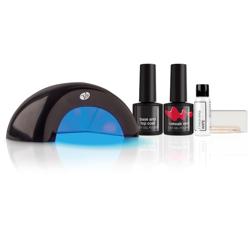 Rio-Beauty Startovací sada na gelové nehty s LED lampou RIO-LEDC (Fabulous Nails LED Gel Polish)
