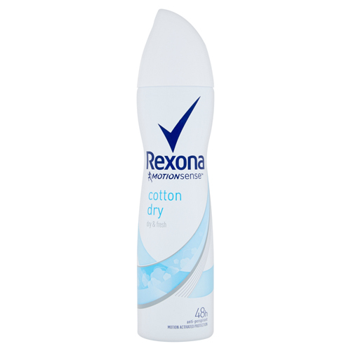 Rexona Antiperspirant ve spreji Motionsense Cotton Dry 150 ml