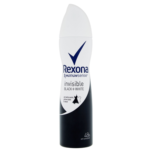 Rexona Antiperspirant ve spreji Motionsense Invisible Black+White 150 ml