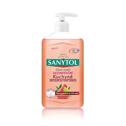Sanytol Dezinfekční mýdlo do kuchyně Grapefruit & Limetka 250 ml