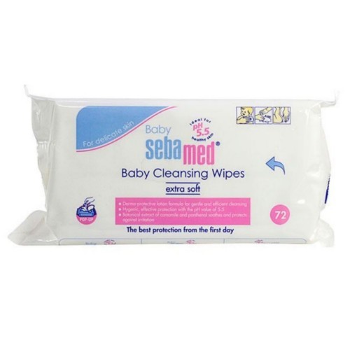 Sebamed Dětské vlhčené ubrousky Baby (Baby Cleansing Wipes) 72 ks