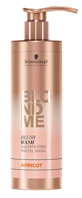 Schwarzkopf Professional Bezsulfátový tónovací šampon pro blond vlasy BLONDME Apricot (Blush Wash) 250 ml