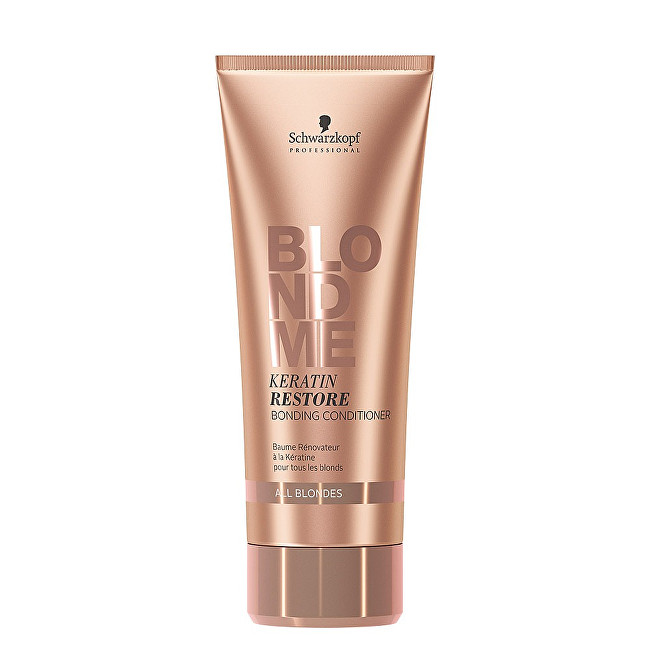 Schwarzkopf Professional Obnovující keratinový kondicionér pro blonďaté vlasy BLONDME (Keratin Restore Bonding Conditioner) 200 ml