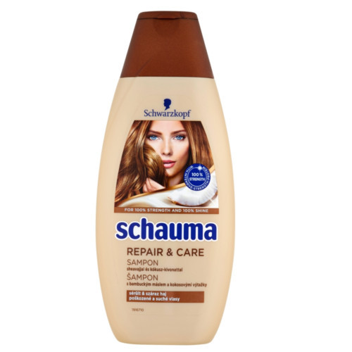 Schauma Šampon s bambuckým máslem a kokosovými výtažky Repair & Care (Shampoo) 400 ml