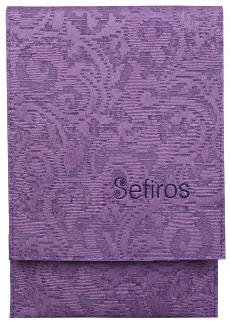 Sefiros Luxusní pouzdro na kosmetické štětce - fialové