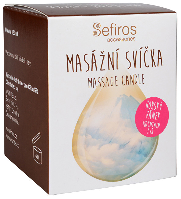Sefiros Masážní svíčka Horský vánek (Massage Candle) 120 ml