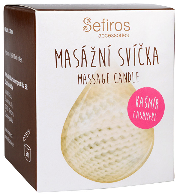 Sefiros Masážní svíčka Kašmír (Massage Candle) 120 ml