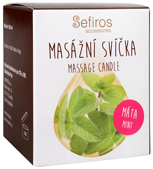 Sefiros Masážní svíčka Máta (Massage Candle) 120 ml