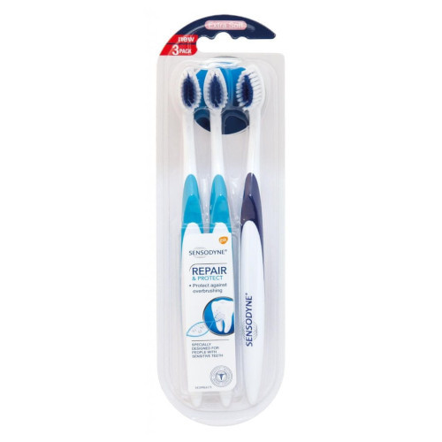 Sensodyne Extra měkký zubní kartáček Repair &amp; Protect Extra Soft 3 ks