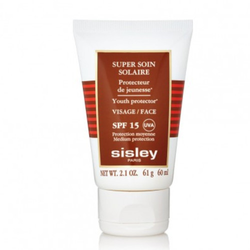 Sisley Voděodolný opalovací krém na obličej SPF 15 Sun (Super Soin Solaire) 60 ml