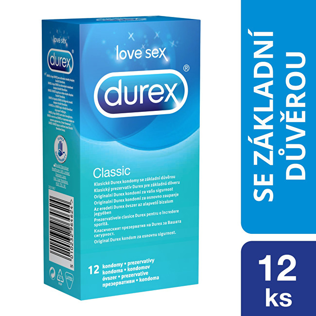 Durex Kondomy Classic - SLEVA - poškozený celofán 18 ks