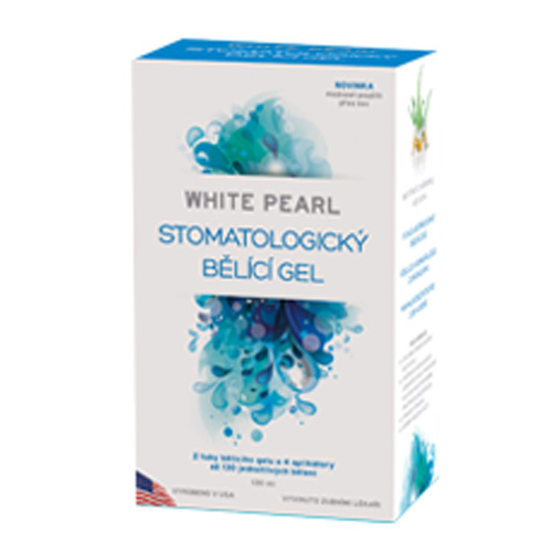 VitalCare Stomatologický bělící gel White Pearl 130 ml - SLEVA - pomačkaná krabička