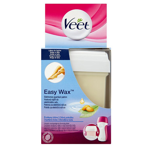 Veet Vosková náplň na nohy do elektrického setu Citlivá pokožka EasyWax 50 ml - SLEVA - pomačkaná krabička