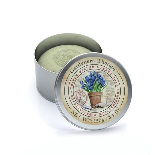 Somerset Toiletry Luxusní tuhé mýdlo se zahradní vůní v plechové krabičce (Triple Milled Luxury Soap) 150 g