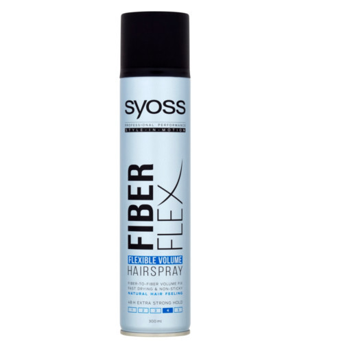 Syoss Lak na vlasy Fiber Flex 4 (Flexible Volume Hairspray) 300 ml