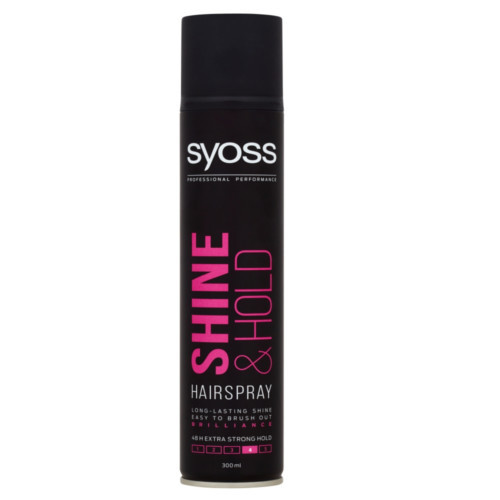 Syoss Lak na vlasy Shine &amp; Hold 4 (Hairspray) 300 ml