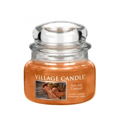 Village Candle Dekorativní vonná svíčka ve skle Hřejivý podzim (Autumn Comfort) 269 g