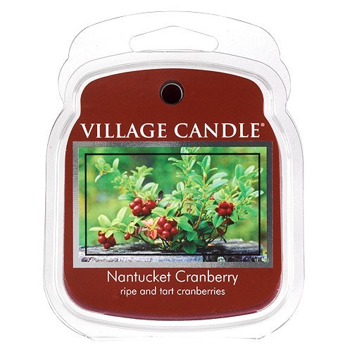 Village Candle Rozpustný vosk do aromalampy Brusinka (Nantucked Cranberry) 62 g