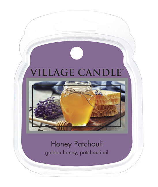 Village Candle Rozpustný vosk do aromalampy Med a Pačuli (Honey Patchouli) 62 g